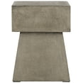 thumbnail image 3 of Safavieh Zen Mushroom Outdoor Concrete Accent Table - Dark Grey, 3 of 7