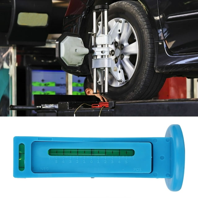 Outil de Jauge de Positionnement, Outil d'Alignement des Roues, Carrossage Réglable pour Camion Bleu, Noir