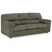 Ashley Furniture Norlou Contemporary Fabric & Wood Sofa in Gray