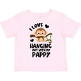 thumbnail image 3 of Inktastic Monkey I Love Hanging out with My Pappy Boys or Girls Toddler T-Shirt, 3 of 5