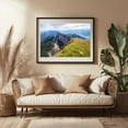 thumbnail image 3 of Salzkammergut Lakes 3 - Austria Photography Mountain Landscape Nature Scenic Travel Poster Rural Summer Black Framed Wall Art Print 5 x 7 inches, 3 of 4