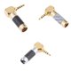thumbnail image 1 of Conector de Repuesto en apariencia de L de 3x 2.5 Mm Conector de Soldadura Estéreo de 4 Polos CUTICAT Conector de conector de auriculares, 1 of 8