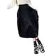 thumbnail image 5 of Txlixc Falda plisada de terciopelo para mujeres casual color sólido falda elástica de cintura a larga en otoño, adecuada para usar en la calle Txlixc moda, 5 of 9