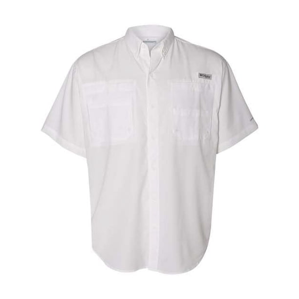 Camiseta de manga corta Columbia Tamiami II para hombre color blanco XL