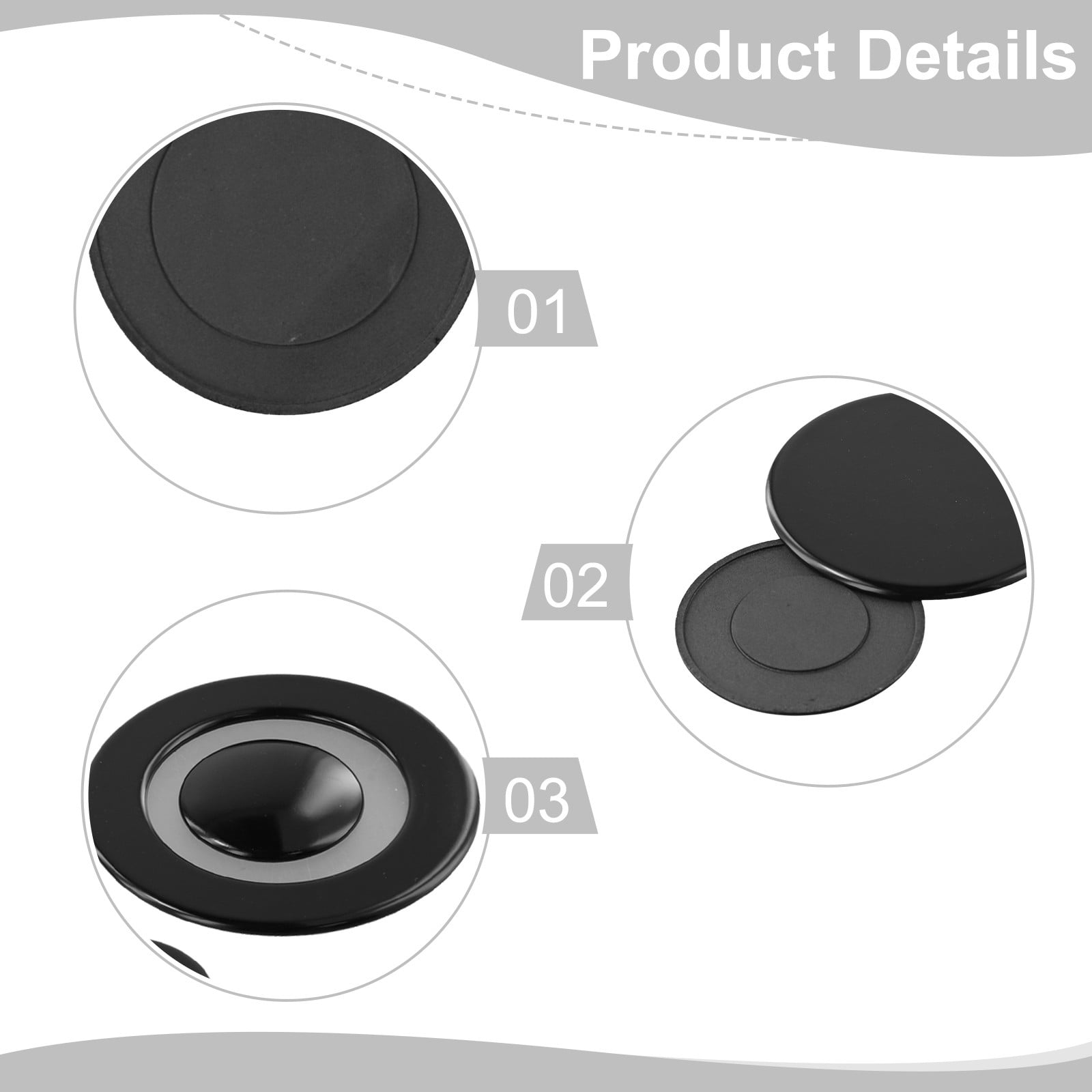 4Pcs Suitable For SABAF Gas Stove Top Fire Cover Oven Burner Accessories