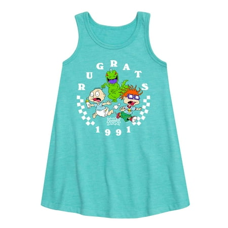 

Rugrats - Checkers - Toddler and Youth Girls A-line Dress