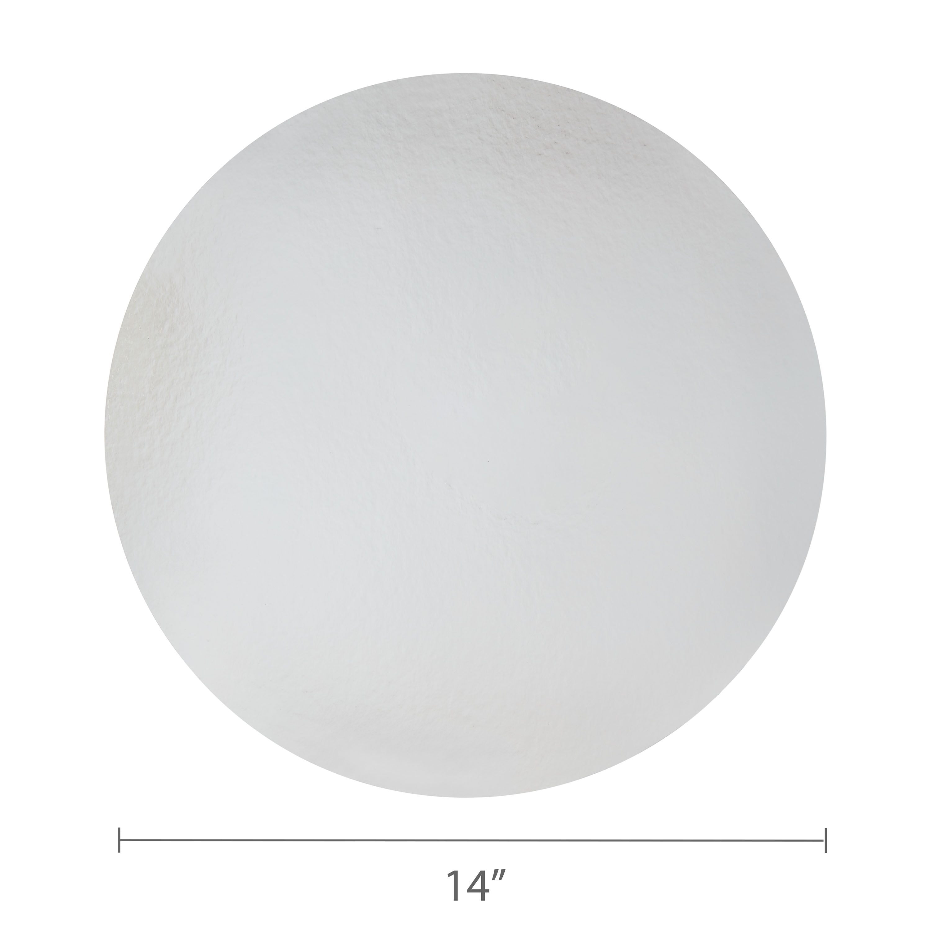 (2 pack) 14" Silver Round Paper Cake Boards, 3 Count, by Way To Celebrate