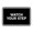 Black, variant on Classic Framed Watch Your Step Sign (Blue) - Medium