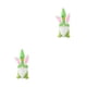 thumbnail image 1 of Decoraciones de Pascua Cateissary, suministros para fiestas, 2piezas Verde, 1 of 6