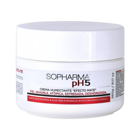 Crema humectante Sopharma sólida piel sensible 260 g