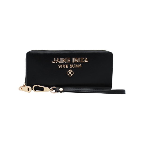 JAIME IBIZA Cartera Grande Sencilla JI451 Para Mujer Ligera y Comoda negro Grande