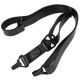 thumbnail image 2 of Hebilla de metal de punto único y doble Correas tácticas Cuerda Eslinga multifunción Accesorio de cuerdas de seguridad negras (Cuerda de seguridad negra), 2 of 10