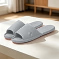 thumbnail image 6 of Lopecy-Sta Womens Sandals Ribbed Non Slip Pool Slides Open Toe Single Band Slip On Shower Slippers For Indoor Outdoor Casual Wear, 6 of 7