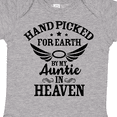 thumbnail image 4 of Inktastic Handpicked for Earth by My Auntie in Heaven with Angel Wings Boys or Girls Baby Bodysuit, 4 of 5