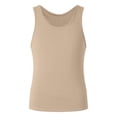 thumbnail image 5 of Gibobby Men Tank Tops 1 Pack Men's Muscle Shirts Sleeveless Quick Drying Gym Workout Tank Top(XXXL,Khaki), 5 of 7