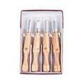thumbnail image 2 of 4/5/6/12PCS Wood Carving Hand Chisel Tool Set Woodworking Professional Gouges Knife, 2 of 4