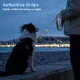 thumbnail image 5 of Jumpress Hands Free Dog Leash 4.7-6.5FT, Reflective Shock Absorbing Bungee Dog Leash & Car Seat Belt, Durable for Medium Large Dogs Walking Running (Gray), 5 of 7