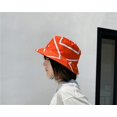 thumbnail image 3 of Smiley Fisherman Hat Primavera y verano Viajes Protección solar Cuenca Sombrero Playa Sombrero para el sol Moda Tendencia Sombrero para el sol, Naranja Feliz Sencillez, 3 of 4