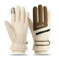 thumbnail image 1 of AWZXDE Ski Gloves Mens Winter Cycling Gloves Thickened Warm Screen For Motorcycle Riding Skiing, 1 of 2