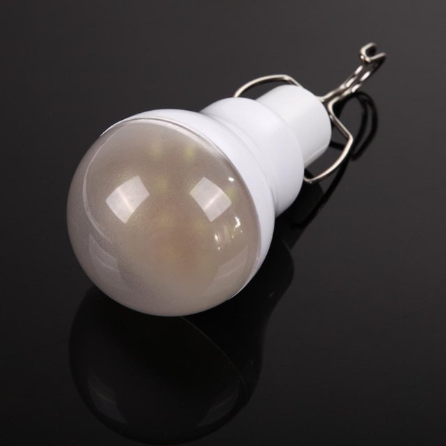 Lámpara de bombilla LED de energía solar portátil Lámpara de pesca de tienda de campaña de iluminación exterior