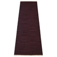 thumbnail image 5 of Rugsotic Carpets Eco-Friendly Woven Hand Woven Kilim Flat Weave Plum Solid Area Rug, 2'6''x8' Runner, Antimicrobial, 5 of 5