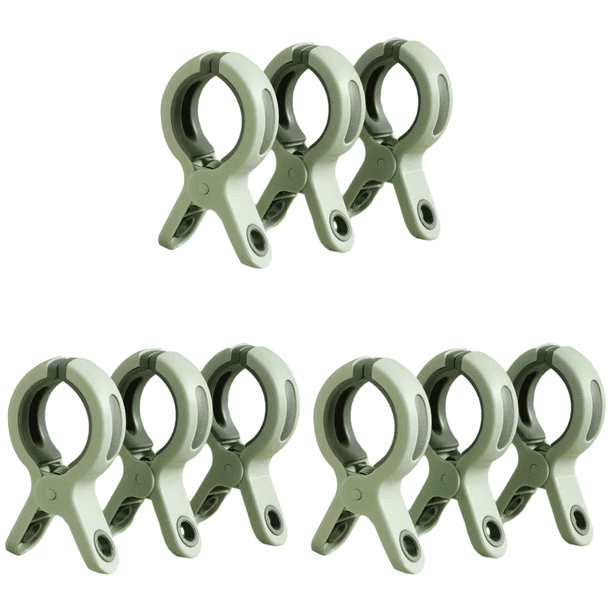 3/6 para Ropa Antideslizantes Multifuncionales Tendedero (3 Unidades) Color Verde