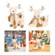 thumbnail image 1 of 2 Piezas Elk Ornament Hotel Shopping Mall Window Party Decor Collectibles Fernando muñeca de vacaciones, 1 of 8