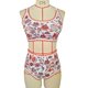 thumbnail image 5 of Traje de baño para mujer Bikini estampado de 2 piezas Traje de baño de cintura alta Traje de baño con estampado floral Trajes de baño para mujer, 5 of 5