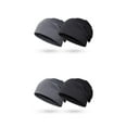 thumbnail image 3 of stanreset 2 Piece Stay Fashionable In Winter Trendy Cap For Cold Days Unisex Cotton Beanie Hat Hip Hop 2Set, 3 of 6
