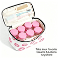 thumbnail image 4 of RAGUPEL 10 Gram Sample Containers with Lids,10 Pack Sample Jars,Small Cosmetic Travel Container for Makeup,Lotion,Cream,Powder,10 Ml Mini Containers with Pink Lids, 4 of 15