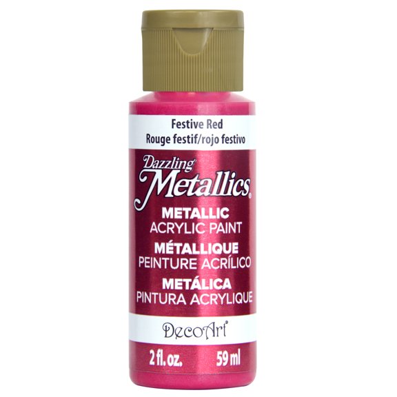 DecoArt Dazzling Metallics Paint, 2oz., 12 Pack