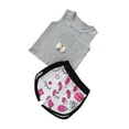 thumbnail image 3 of Seyurigaoka Toddler Girl’s Fashion Pearl Shell Vest and Printing Shorts Suit, 3 of 9