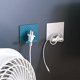 thumbnail image 4 of 2 Pcs Plug Wire Socket Holder Hook Plug Cable Organizer For Living Room Study Kitchen Toilet Laundry Room Office Desk Power Usb (black), 4 of 4