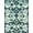 Teal Navy Cream, Pattern 7, variant on ODIKA 8'x10' Washable Area Rug Non-Shedding, Easy Care, Turtle Ocean Underwater Tropical Coral Reef Animal Scene Sea Flowing Dynamic for King Size Bedroom Under Bed, Master Suite
