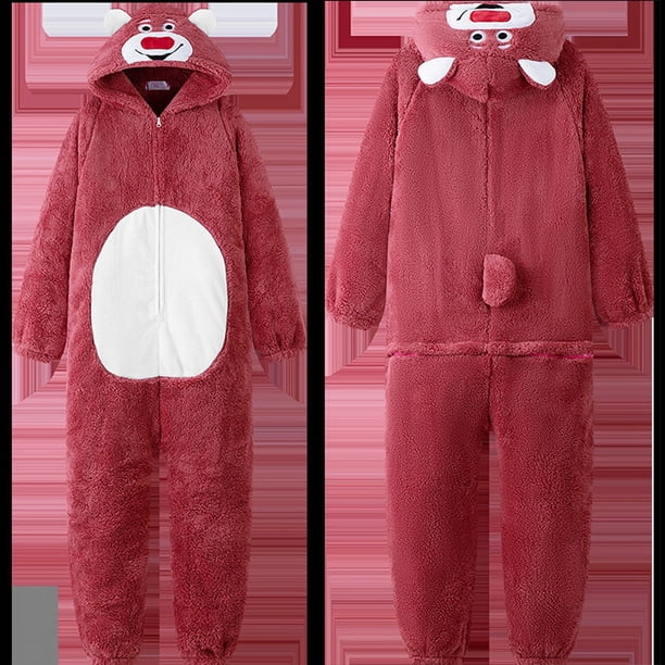 Mono Largo De Franela Con Capucha Para Mujer | Pijama De Invierno | Suave Y Cálido | Forro Polar | Diseño Básico
