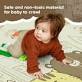 thumbnail image 4 of ZENOVA 79" x 59" Baby Play Mat, Foldable Baby Crawling Mat 0.4" Thick with Storage Bag for Baby Gym and Picnic Outdoor Playroom, 4 of 7
