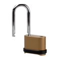 thumbnail image 1 of Sturdy Solid Alloy Combination Padlock with Dials Code Hardened Steel Shackles for Cut Resistance Safeguarding, 1 of 4
