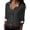 A-Black, variant on Tiweut Button Down Shirts for Women Spring Summer Dot Printed Long Sleeve V Neck Loose Relaxed Fit Tops