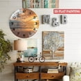 thumbnail image 6 of 12 Inch Sunset on The Beach with Sea View Silent Wall Clock, Round Glass Wall Clock, Suitable for Living Room Bedroom, Room Decoration(Battery Not Included), 30cm, 6 of 8