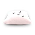 thumbnail image 4 of Dusk Flying Birds Pattern 16x16 Inch Plush Velvet Pillowcase Double Sided Print, Hidden Zipper, 4 of 7