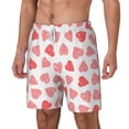 thumbnail image 2 of Xecao Pink Hearts1 for Men's Swimming Trunks Swim Trunks Quick Dry Swim Shorts with Mesh Lining Funny Swimwear Bathing Suits, 2 of 9