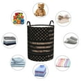 thumbnail image 6 of Goofa American Flag with Desert Camouflage Printed Circular Hamper,Laundry Basket with Handles,Storage Baskets Foldable,Large Capacity Laundry Hamper-Small, 6 of 8
