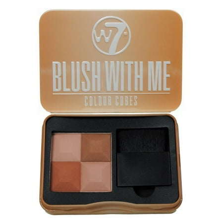 W7 - Blush With Me Colour Cubes Blusher Palette - Cassie
