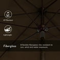 thumbnail image 3 of California Umbrella  11-Foot Market Umbrella in Bronze Teak, 3 of 5
