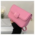 thumbnail image 1 of LinYooLi Sacs à Bandoulière Roses pour Femmes Sac en Cuir Souple Sac à Main Tendance Simple Sac Messager Classique pour Dames, 1 of 6