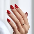 thumbnail image 3 of Gel suave BtartBox Short Red de Press On Nails con pegamento para uñas, 3 of 7