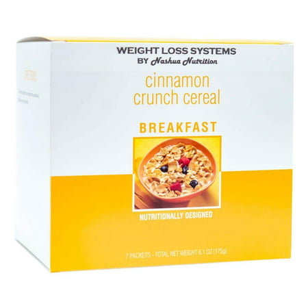 Weight Loss Systems - Cinnamon Crunch Diet Cereal - Low Fat - Low Sugar - (Best Cereal For Diet)