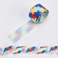 thumbnail image 3 of HAOAN 20Yards Blue Sky White Clouds Ribbon 1 Inch Wide Sky Clouds Polyester Ribbon 0.3mm Thick White and Blue Decorative Ribbon, 3 of 7