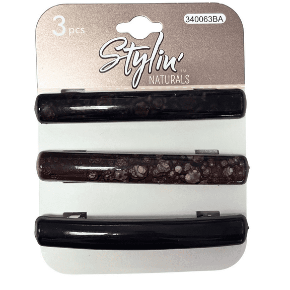 3 Pack Barrettes, Sleek, Stylish, Durable Hair Accessories for All Day Hold, Comfort, Elegance, Perfect for Work, Casual Outings, Special Events, Adds a Polished Touch to Any Hairstyle