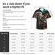 thumbnail image 5 of Balery Futuristic Robot Hummingbird Camisas hawaianas de manga corta para hombre, camisas playeras de corte holgado, camisas de vacaciones con botones,Medium, 5 of 7